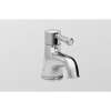 Single Handle Bathroom Faucet with Lever Handle in Brushed Nickel