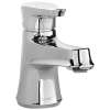 Single Handle Bathroom Faucet with Pop-Up Drain Assembly in Brushed Nickel