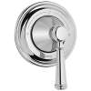 Three-Way Diverter Trim with Lever Handle in Brushed Nickel