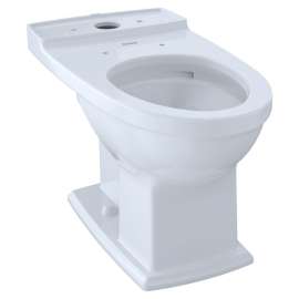 Connelly CT494CEFG#01 Elongated Universal Height Toilet Bowl with CeFiONtect in Cotton