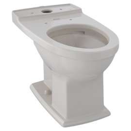 Elongated Universal Height Toilet Bowl with CeFiONtect in Sedona Beige