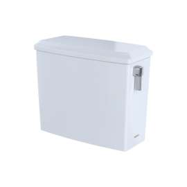 1.28 GPF Toilet Tank with Right Hand Trip Lever in Cotton