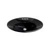 Pacifica LT909.4#51 25-5/8-in Drop In Bathroom Sink with 3 Faucet Holes Drilled and Overflow in Ebony