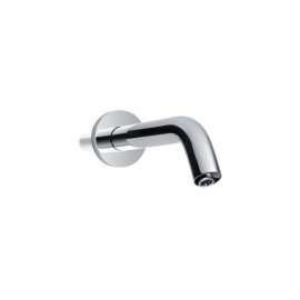 Wall-Mount Electronic Bathroom Faucet with 10s Controller and Thermostatic Mixing Valve in Polished Chrome, 1 GPM