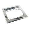Exposed-Type Surface Mount Frame for Toilet and Urinal 1.0 GPF Flushometers in Chrome