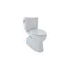 1.0 GPF Two-Piece Elongated Toilet with Single Flush in Colonial White