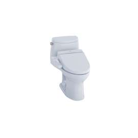 UltraMax II MW6042034CUFG#01 1.0 GPF One-Piece Elongated Bowl with Single Flush and Washlet+ C100 Washlet in Cotton