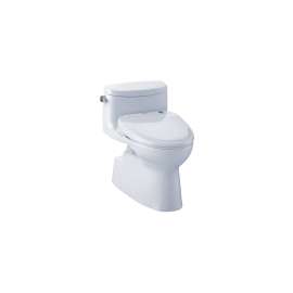 1.28 GPF One-Piece Elongated Bowl with Single Flush and Washlet+ S300e Washlet in Cotton
