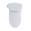 1.28 GPF Two-Piece Single Flush Elongated Toilet with Right Hand Trip Lever in Cotton