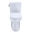 1.0 GPF Two-Piece Elongated Toilet with Single Flush and Right Hand Trip Lever in Cotton