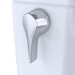 1.0 GPF Two-Piece Elongated Toilet with Single Flush and Right Hand Trip Lever in Cotton