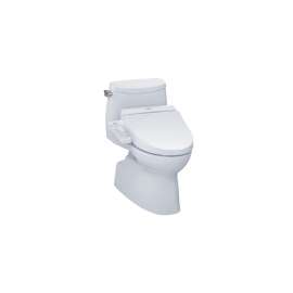 1.0 GPF One-Piece Elongated Bowl with Single Flush and Washlet+ C100 Washlet in Cotton