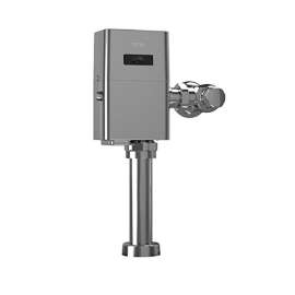 1.28 GPF High-Efficiency Toilet Flush Valve with Vacuum Breaker Set in Polished Chrome