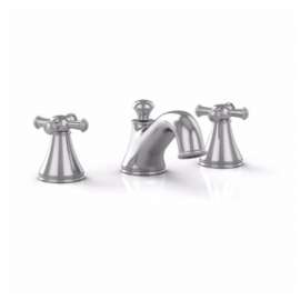 Vivian TL220DD12#CP Widespread Lavatory Faucet with Cross Handles in Polished Chrome
