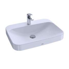 Arvina 24-in. Vitreous China Rectangular Vessel Bathroom Sink