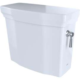 1.0 GPF Single Flush Toilet Tank with Right Hand Trip Lever in Cotton