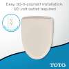 S500E SW3044#12 Electronic Elongated Bidet Seat in Sedona Beige