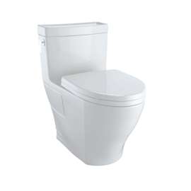 1.28 GPF One-Piece Elongated Toilet Bowl in Colonial White