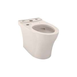 Elongated Universal Height Skirted Toilet Bowl with CeFiOntect Glaze in Sedona Beige