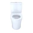 1.28 and 0.8 GPF Two-Piece Elongated Toilet with Dual Flush in Cotton