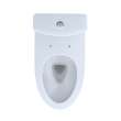1.28 and 0.8 GPF Two-Piece Elongated Toilet with Dual Flush in Cotton