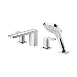 GR TBG02202U#CP Four-Hole Roman Tub Filler Trim in Polished Chrome