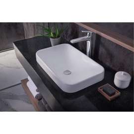 GS Deck-Mounted Fixed 1.2-GPM Single Handle Bathroom Sink Faucet
