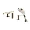 Four-Hole Roman Tub Filler Trim in Polished Nickel