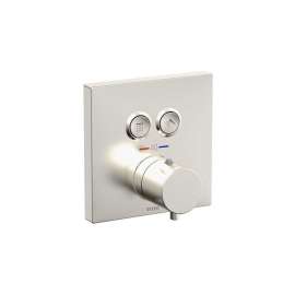 Mini Unit Square Dual Function Thermostatic Valve Trim - In Multiple Colors