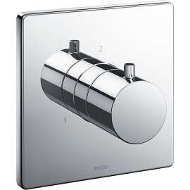 Square Two-way Diverter Trim in Polished Chrome