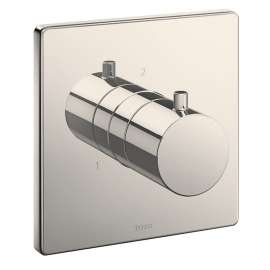 Square Two-way Diverter Trim in Polished Nickel