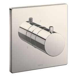 Square Three-way Diverter Trim in Polished Nickel