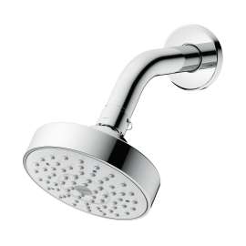1.75 GPM Round Single Function Modern Showerhead in Polished Chrome