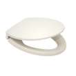 SoftClose SS114#11 Elongated Closed-Front Toilet Seat and Lid in Colonial White
