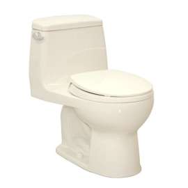 1.6 GPF One Piece Round Toilet - Seat Included in Sedona Beige