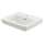 Promenade LT532#01 24-in Pedestal Bathroom Sink with Single Faucet Hole Drilled and Overflow, Less Pedestal in Cotton