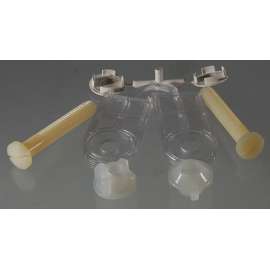 Mounting Hardware Set for Softclose Toilet Seat in Colonial White