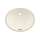 17-in Undermount Bathroom Sink with Overflow and SanaGloss Ceramic Glaze in Colonial White