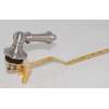 Trip Lever for Clayton Toilets in Brushed Nickel