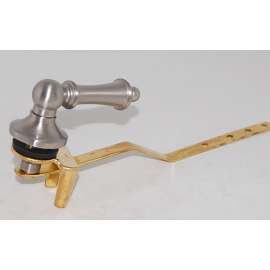 Trip Lever for Clayton Toilets in Brushed Nickel