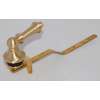 Brass Trip Lever for Clayton Toilets in Satin Brass
