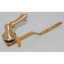 Brass Trip Lever for Clayton Toilets in Satin Brass