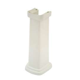 Vitreous China Pedestal for LPT530 Sinks in Colonial White