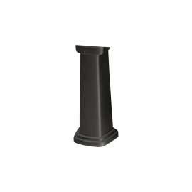 Vitreous China Pedestal for LPT530 Sinks in Ebony