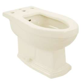 Clayton Vitreous China Floor Mounted Porcelain Bidet With Four Hole Faucet Drilling
