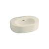 24-in Vessel Sink with 4 inch Faucet Centers and Overflow in Sedona Beige