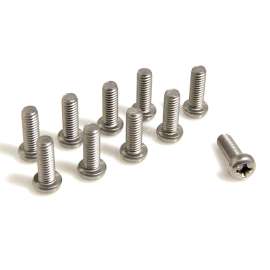 4mm Screw Set (10 Pieces) for Toilet and Urinal 1.0 GPF Flushometers