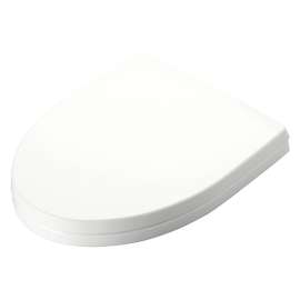 Elongated Closed-Front Toilet Seat and Lid with Technology