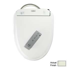 S3E SW573#12 Round Closed Front Toilet Seat with Lid and Washlet with eWater+ in Sedona Beige