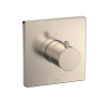 Square Volume Control Valve Shower Trim in Brushed Nickel